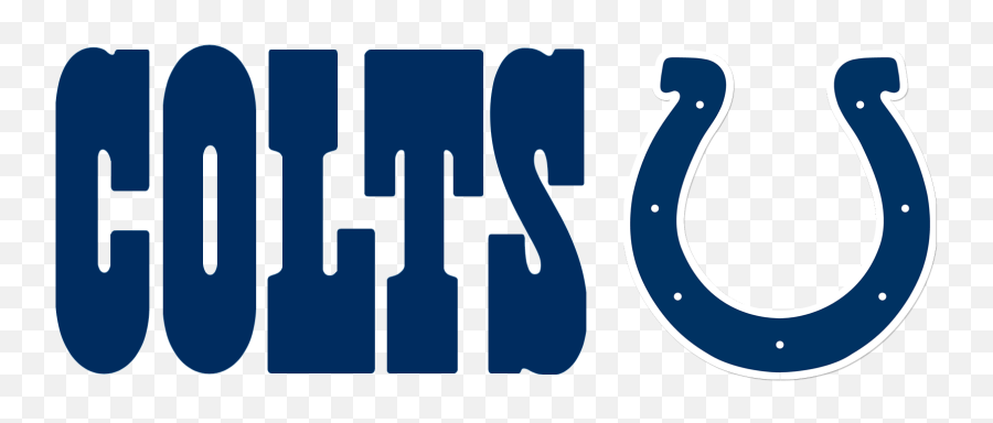 Indianapolis Colts Logo Black And White - Indianapolis Colts Logo Text Png,Colts Logo Png