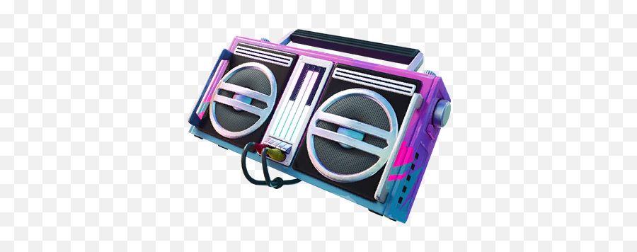 Boombox 3000 Backpack Back Blings - Fortnite Boombox Back Bling Png,Boombox Png