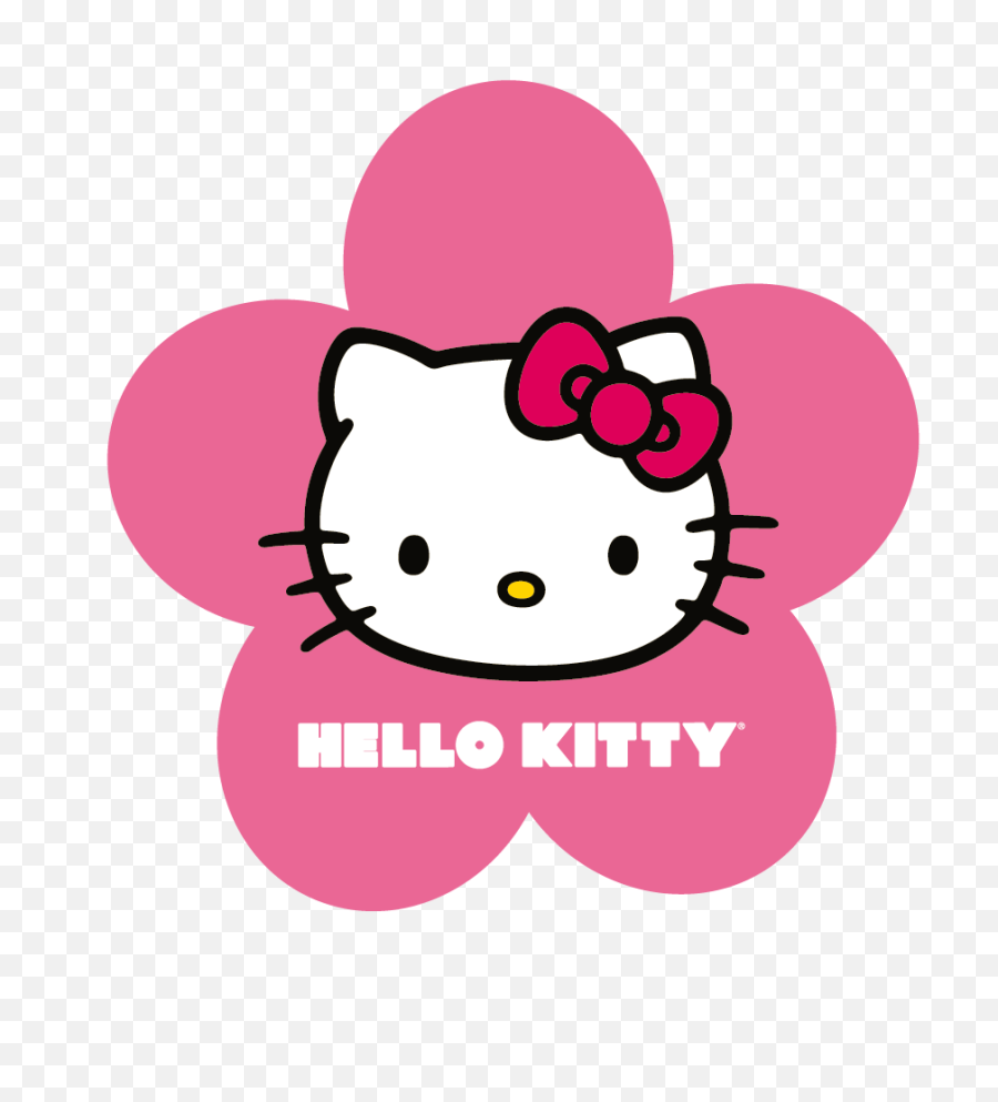 hello kitty logo pink