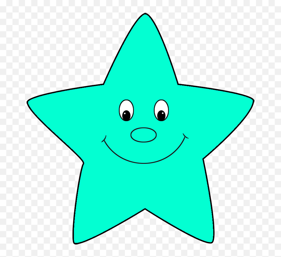 Star Clipart - Stars Clip Art Smile Green Png,Stars Clipart On Transparent Background