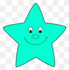Star Clipart - Stars Art Smile Green png
