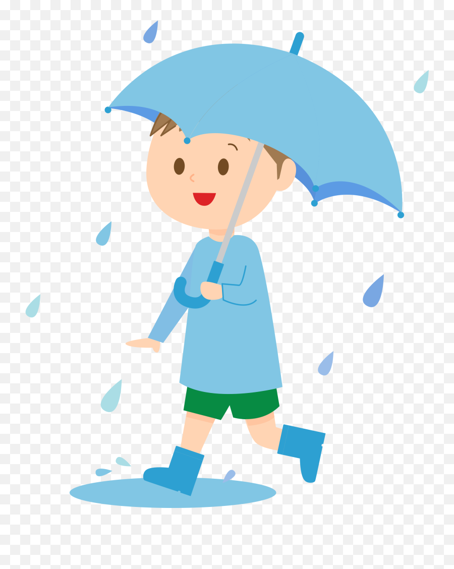 Rain Boots Clip Art - Rain Clipart Png,Umbrella Clipart Png