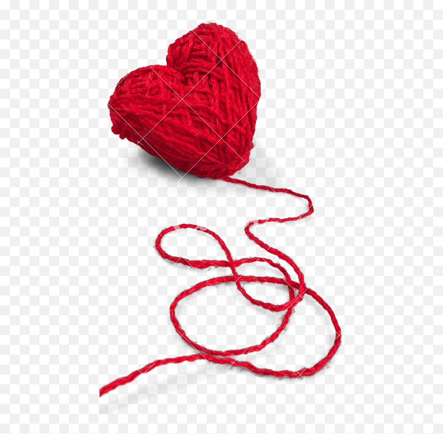 Transparent Yarn Wool Picture - Heart Wool Png,Yarn Png