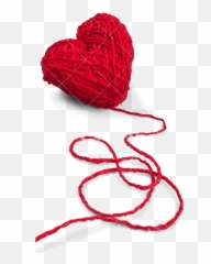 Transparent Yarn Wool Picture - Heart Wool Png,Yarn Png
