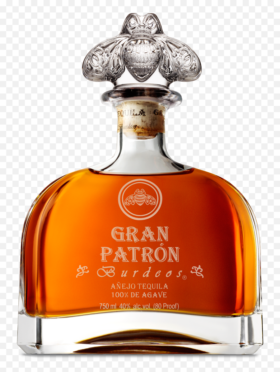 Patron Gran Burdeos Extra Anejo Tequila - Gran Patron Burdeos Png,Patron Bottle Png