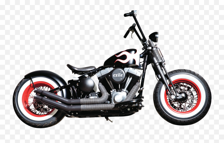 Harley Davidson Black Png Image - Chopper Harley Davidson Motorcycle,Biker Png