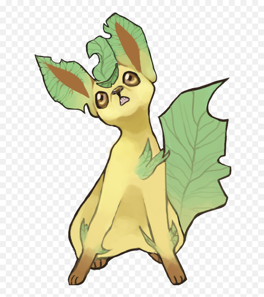 Leafeon Sticker Java Kitty Online - Dragon Png,Leafeon Png