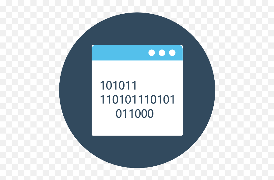 Browser Binary Code Vector Svg Icon - Vertical Png,Binary Code Png