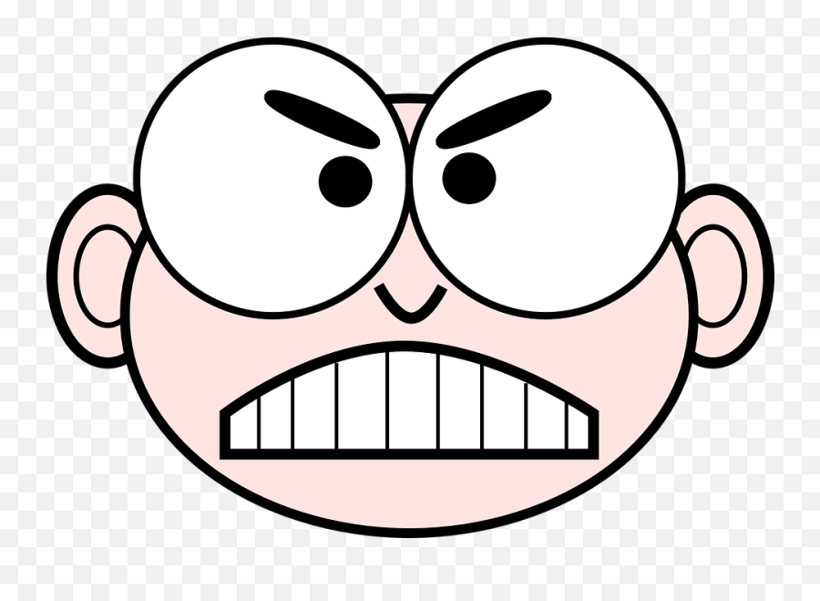 Face Cartoon Angry - Free Vector Graphic On Pixabay Analytics Jokes Png,Angry Mouth Png