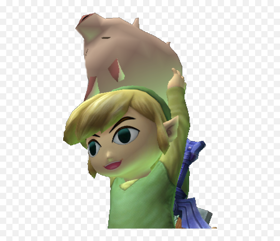 Roaxes Transparent Toon Link And Pig - Fictional Character Png,Toon Link Png