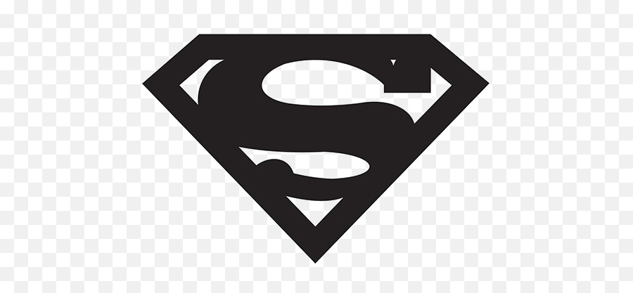 Black And White Superman Logo Png - Superman Thin Blue Line,Superman Logo Font