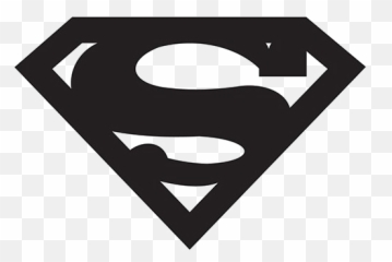 Black And White Superman Logo Png - Thin Blue Line