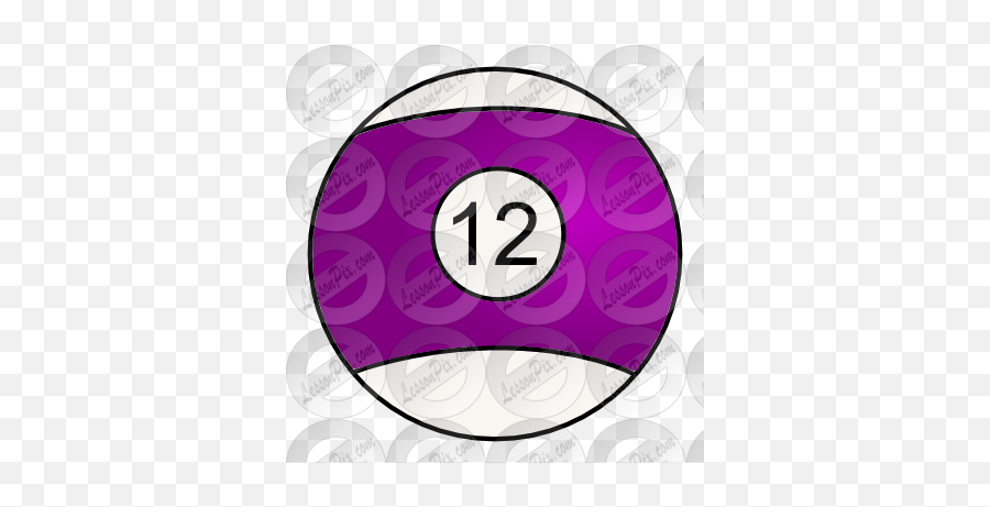 Lessonpix Mobile - Circle Png,Pool Ball Png