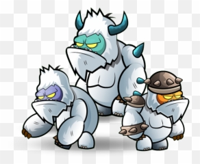 Monsters Yeti Character Set - Yeti Sprite 2d Free 600x500 2d Character Sprite For Animation Png,Yeti Png