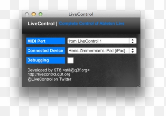 Touchosc Controlling Ableton Live Osx Trybotics - Chopchop Asian Express png