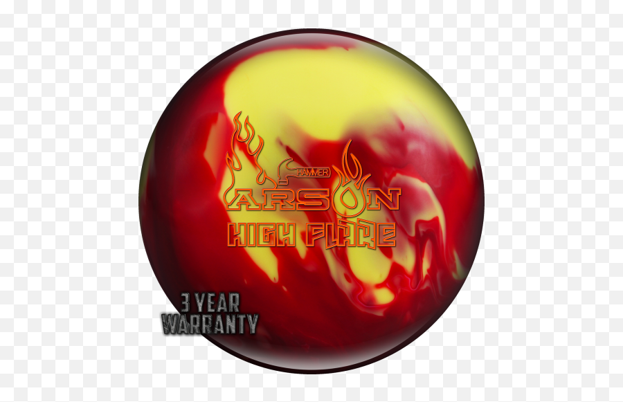 Arson High Flare U2013 Hammerbowling - Bowling Ball Png,Red Flare Transparent