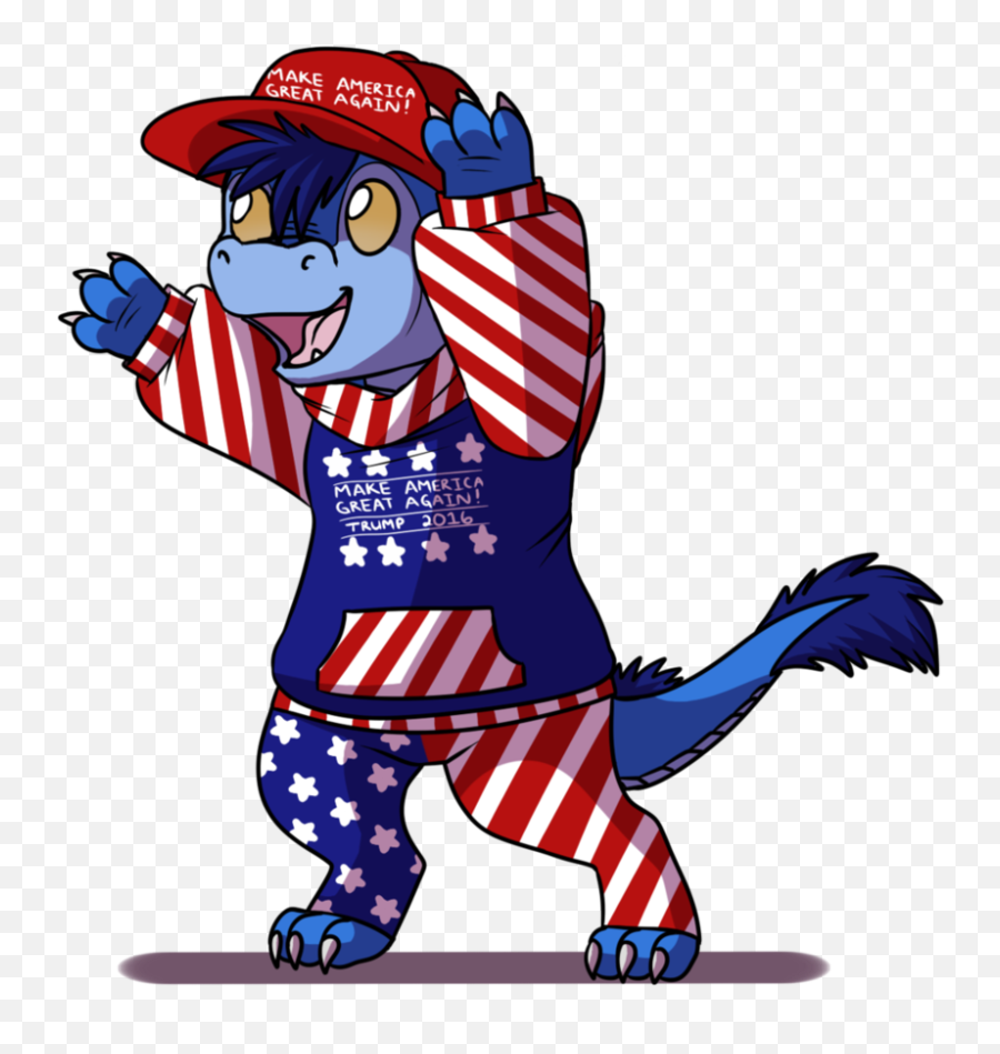 Timmy Helps Make America Great Again By Dragonfoxkin - Fur Furry With A Trump Hat Png,Make America Great Again Transparent