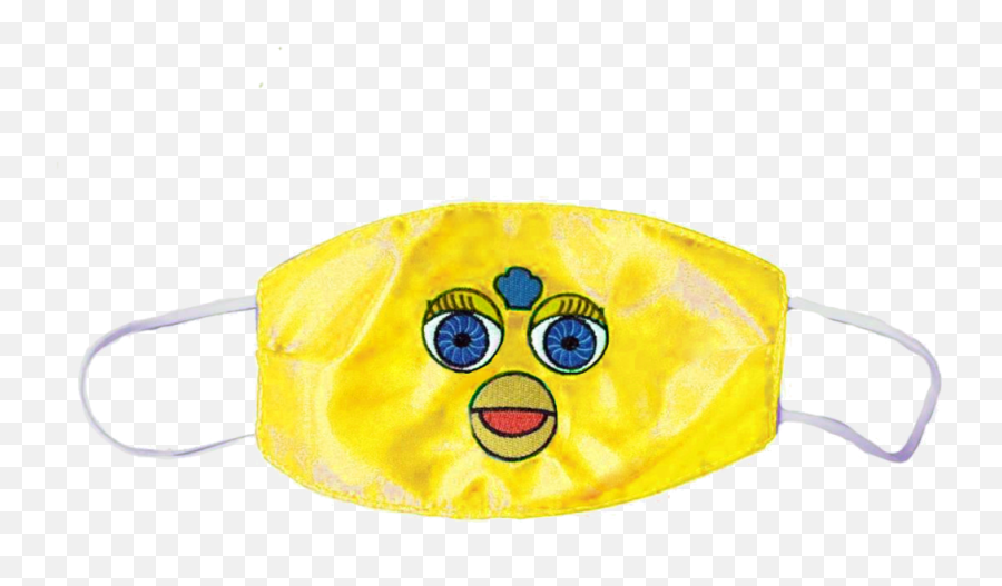 Furby Face Mask Yellow - Happy Png,Furby Transparent