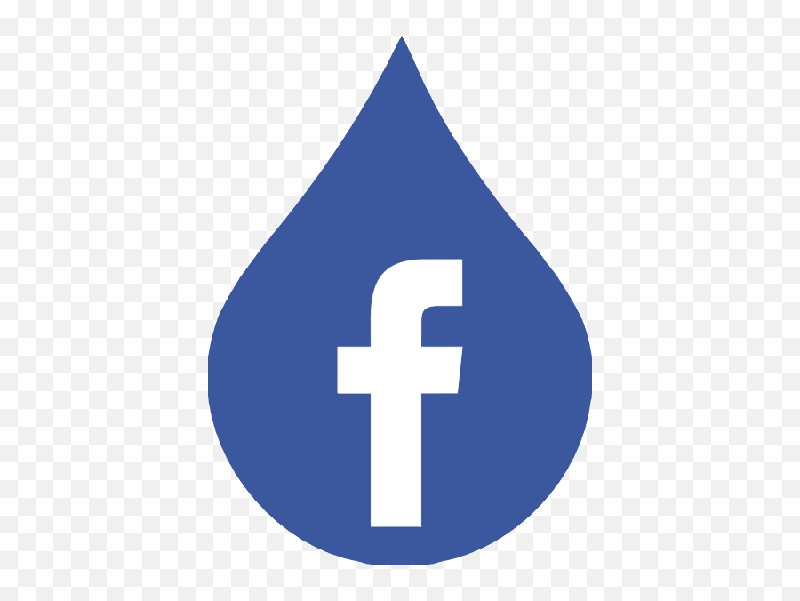 Download Hd Facebook Grey Circle Icon - Facebook Icon Water Png,Facebook Logo Grey