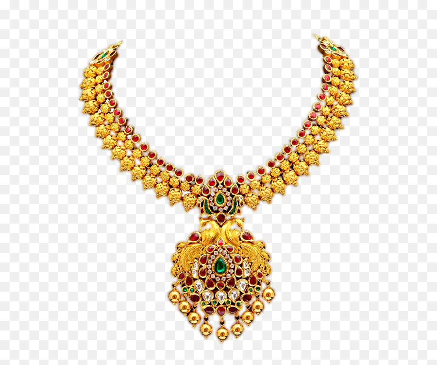 Png Gold Necklace Image - Gold Jewellery Png Hd,Gold Necklace Png
