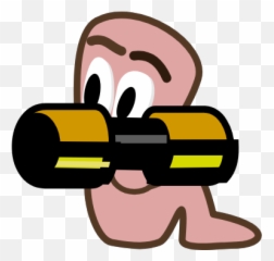 Worms Game Character 4 - Decals by theraymachine Community Fictional Character png