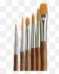Transparent Paintbrush Natural Hair - Makeup Brushes png