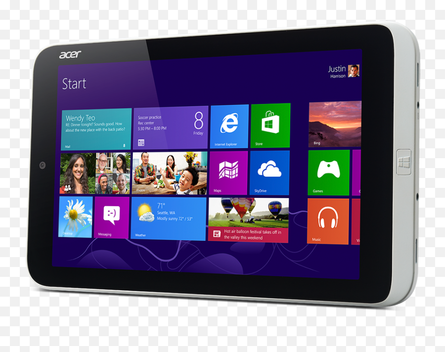 A New Smaller - Tablet Acer Windows 8 Png,Acer Tablet Setting For Time Out Icon