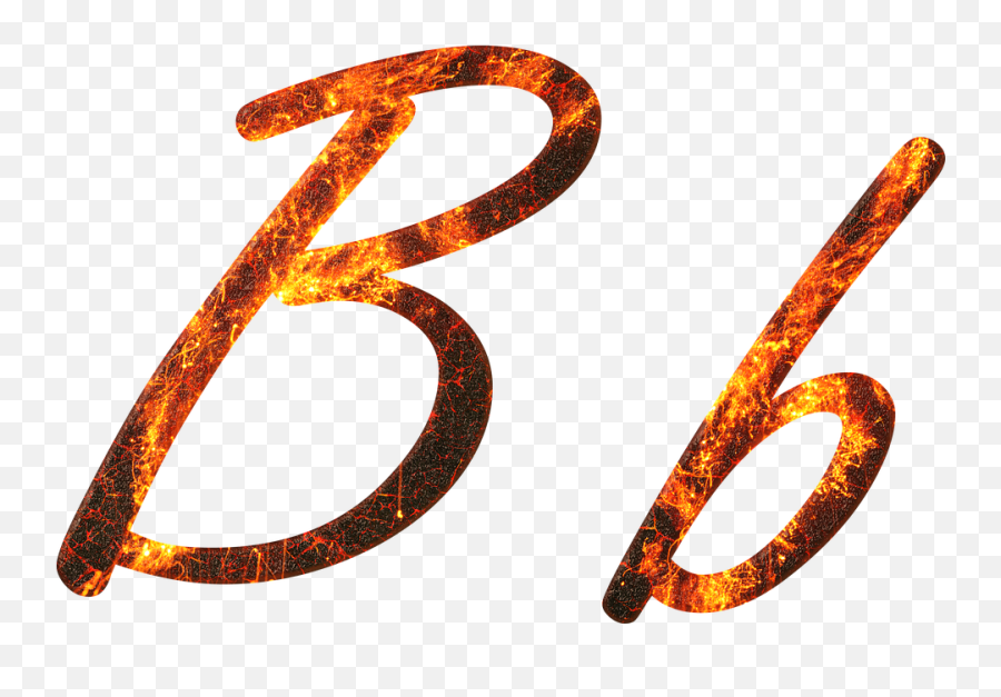 Letter B Fire - Letter B On Fire Png,Fire Embers Png