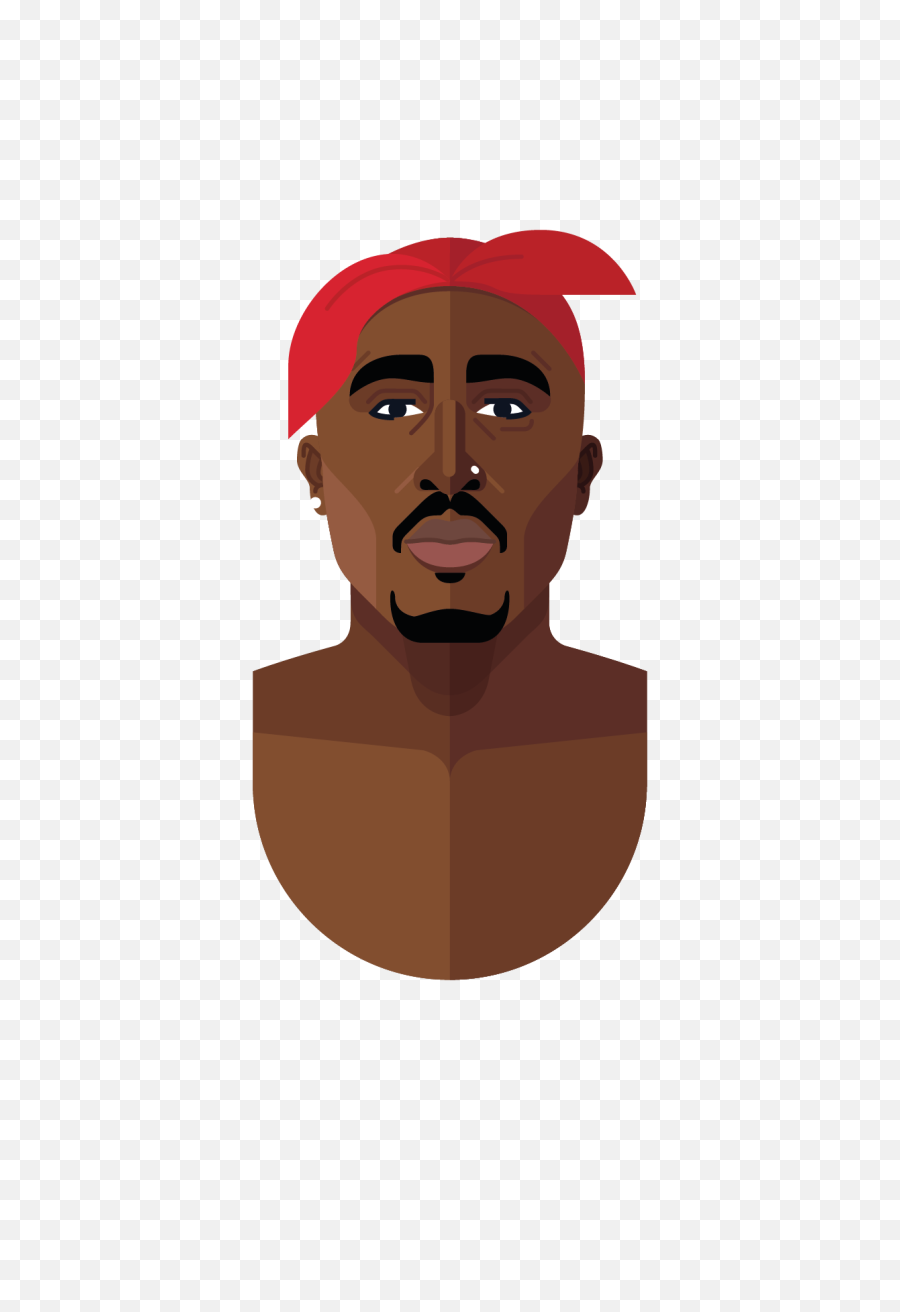 Tupac Poster Clipart - Illustration Png,Tupac Transparent