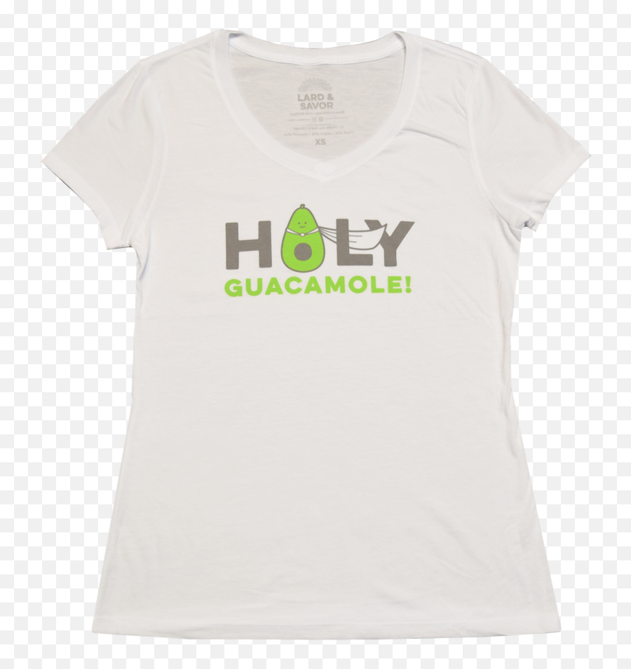 Holy Guacamole Ladies Tee U2014 Lard U0026 Savor Funny T - Shirts Clothing U0026 Apparel Png,Nope Png