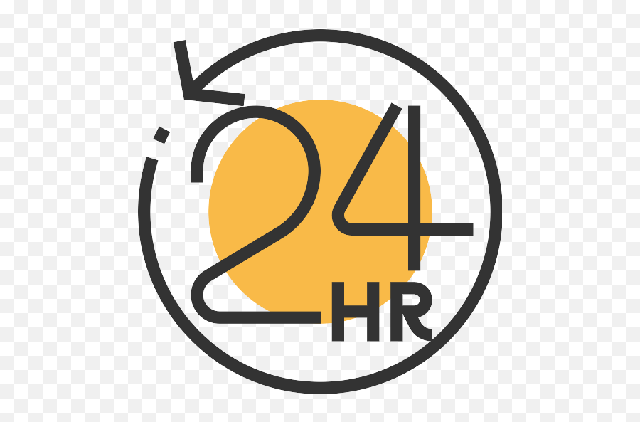 24 Hours Vector Svg Icon - Icon Png,Hours Icon Png