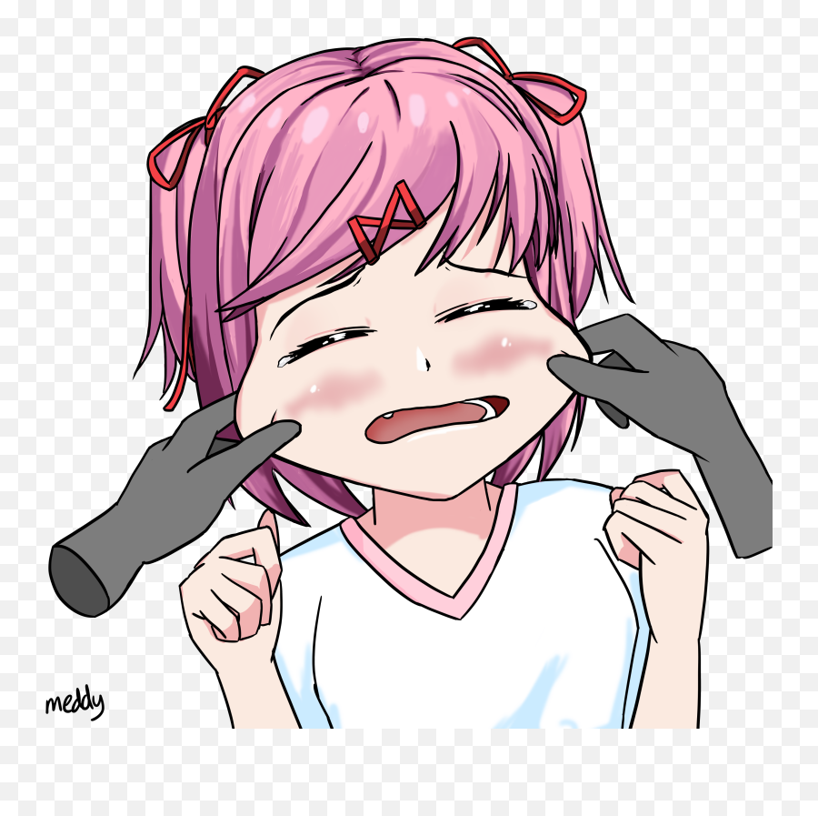 P I N C H Ddlc - Pinching Cheeks Natsuki Png,Cheap Pixel Icon Commissions Deviantart