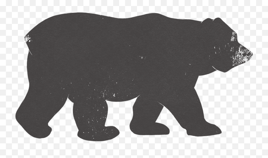 Bear Poster Design Silhouette Terrestrial Animal - Bear Png Poster Beruang,Bears Icon