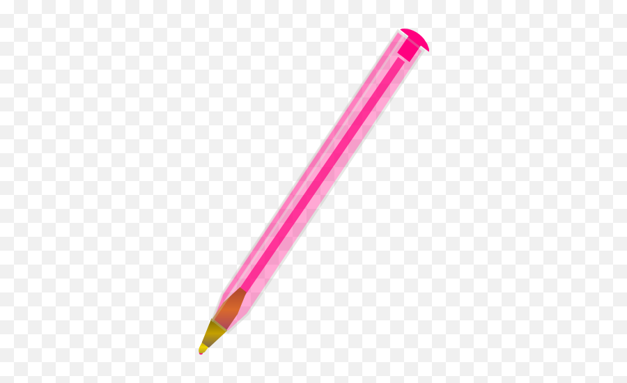 Pink Ballpoint Pen Clip Art - Vector Clip Art Pen Png,Pen Clipart Png