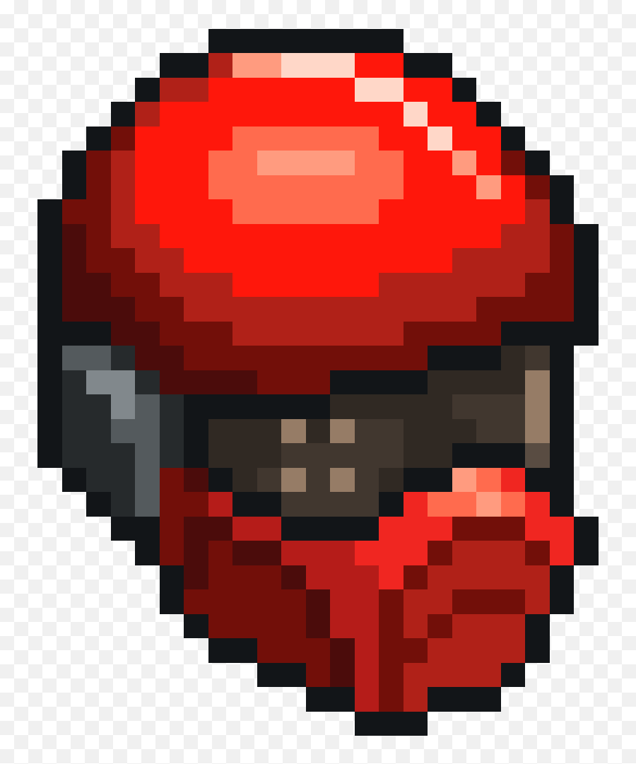 Download Metal Superhero Mask - Deadpool Logo Pixel Art Png Doom Slayer Pixel Art,Dead Pool Logo