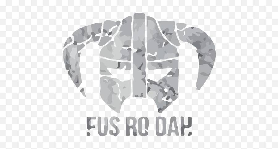 Fus Ro Dah - Elder Scrolls V Skyrim Tshirt Language Png,White Skyrim Icon