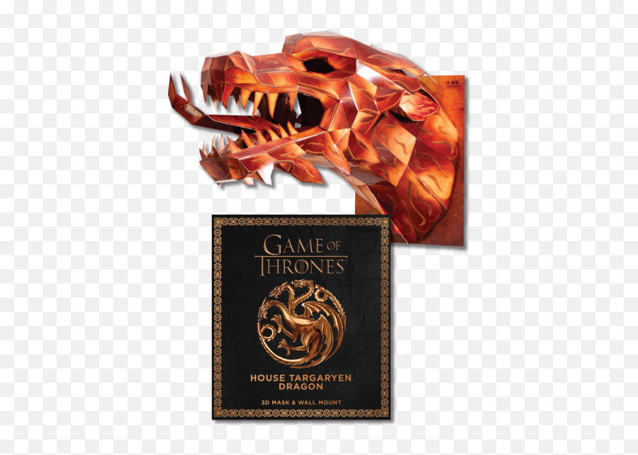 Game Of Thrones Mask House Targaryen Dragon - Bookxcess Sdn Game Of Thrones Png,Game Of Thrones Dragon Png