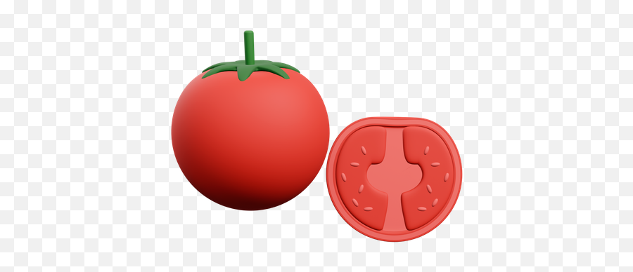 Premium Tomato 3d Illustration Download In Png Obj Or Blend - Solid,Tomato Icon