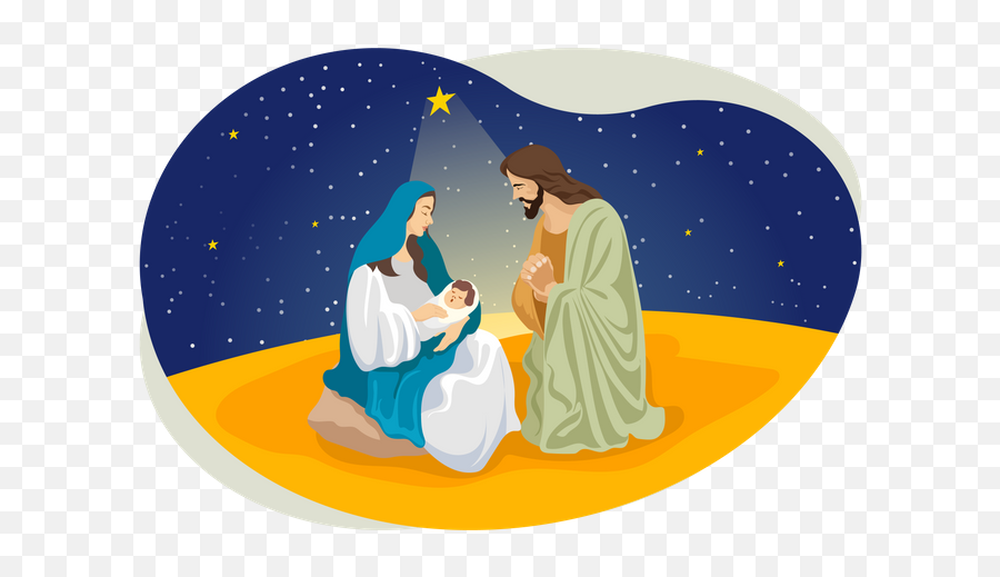 Jesus Christ Illustrations Images U0026 Vectors - Royalty Free Christmas Christ Png,Icon Of Mary And Jesus