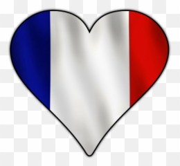 French Flag Heart Png Image - Transparent