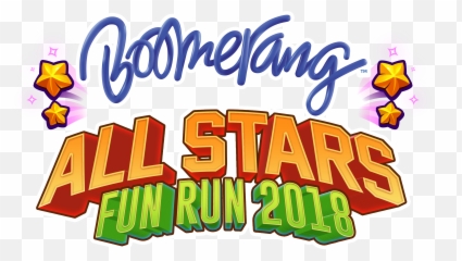 Logo Boomerang All Stars Fun Run - Boomerang Tv Png,Boomerang Png