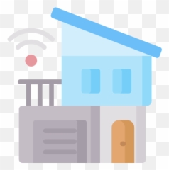 Smart Home Icon From Futuristic Technology Pack Style - Vertical png
