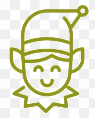 Eight Stemtastic Ways To Celebrate The Holidays Home - Elf Outline png
