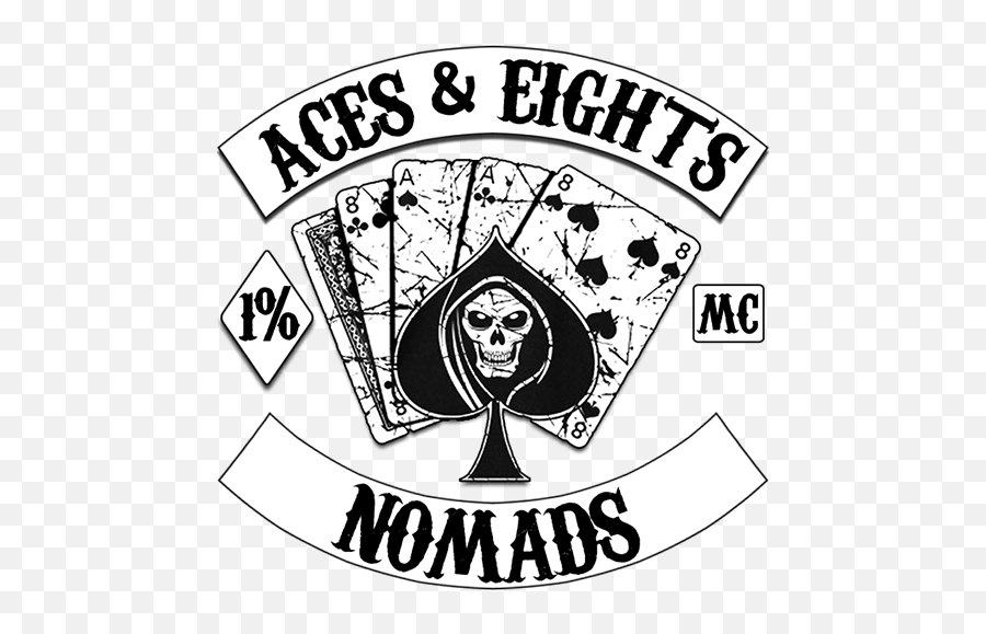 Aces And 8s Logo Emblems - Aces Eights Patches Png,Glo Gang Logo
