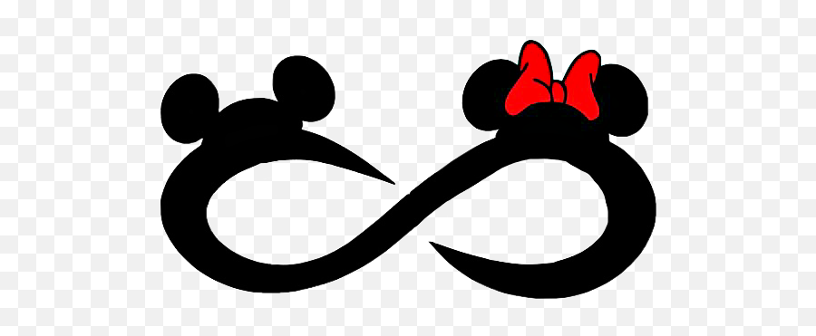 Infinity Symbol Mickeymouse Minniemouse Freetoedit - Clip Art Png,Infinity Symbol Transparent