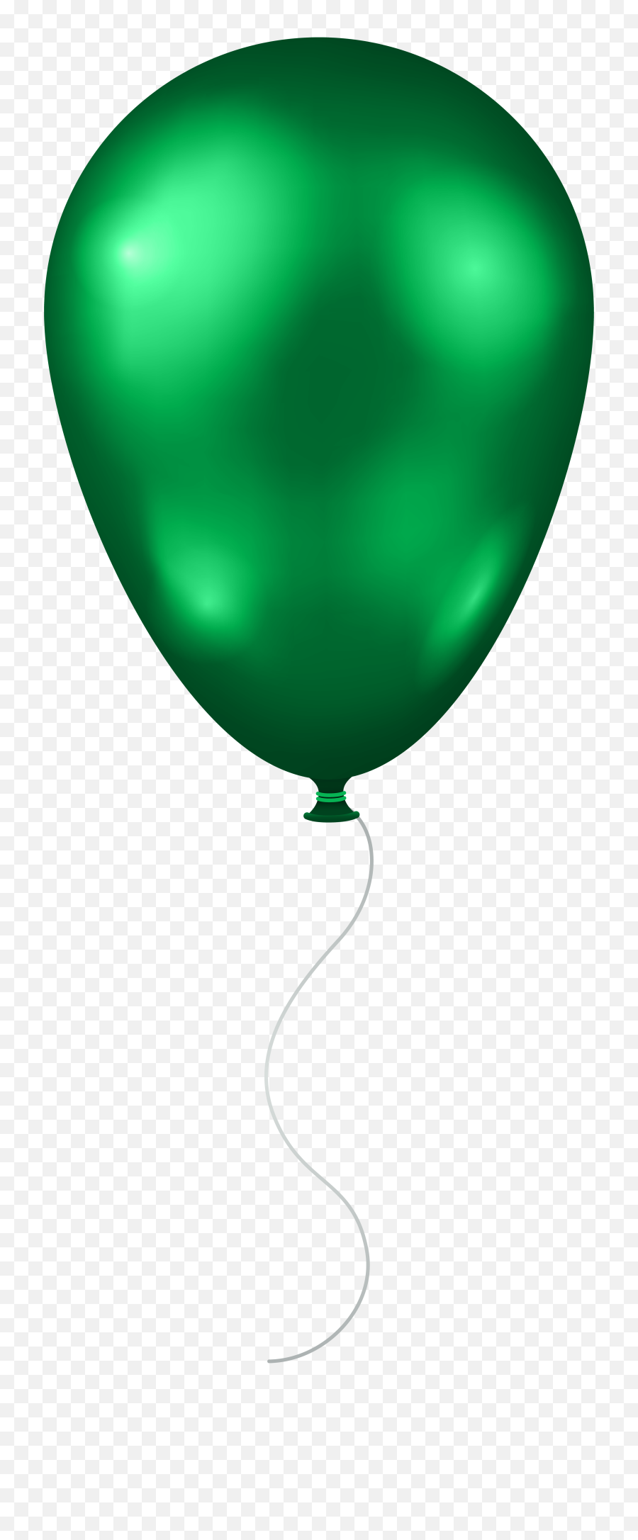 Green Balloon Transparent Png Clip Art - Green Balloon Png,Green Transparent Background