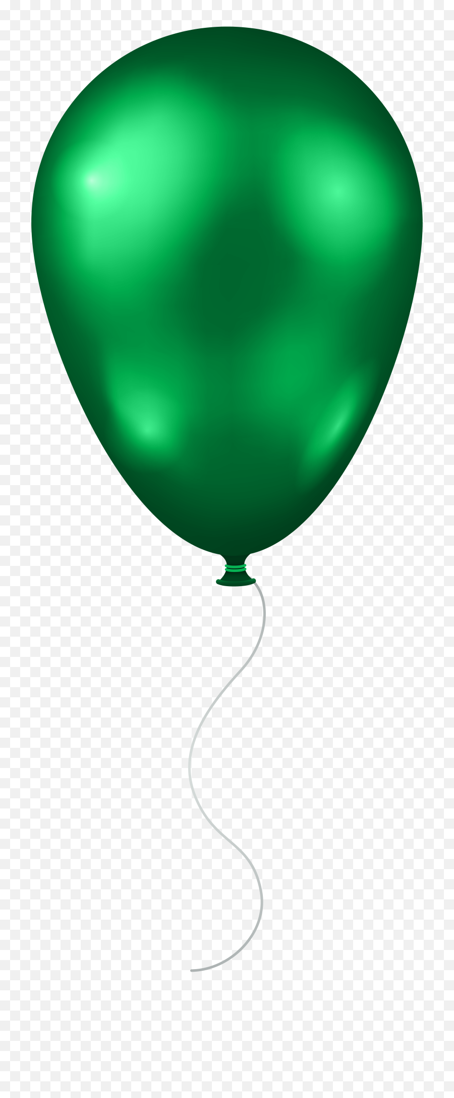 green balloon clipart