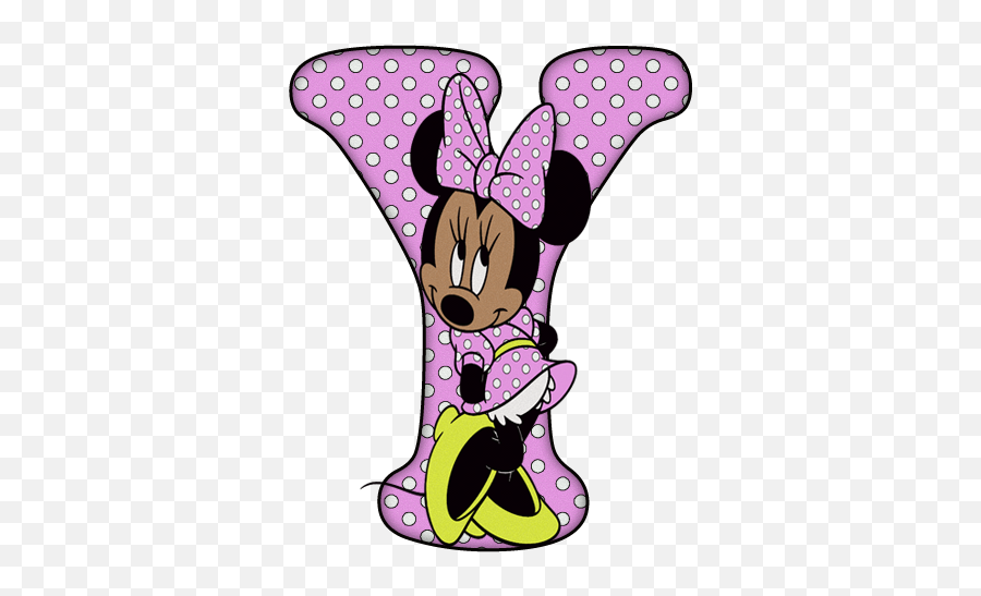 Blindada Por Deus Alfabeto Decorativo Minnie Png - Michkey Mousse Purple J,Minnie Png