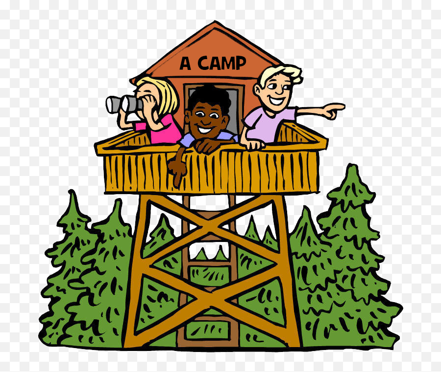 Summer Border Png - Camper Clipart Child Camp School Camp Summer Camp Clipart,Fun Border Png