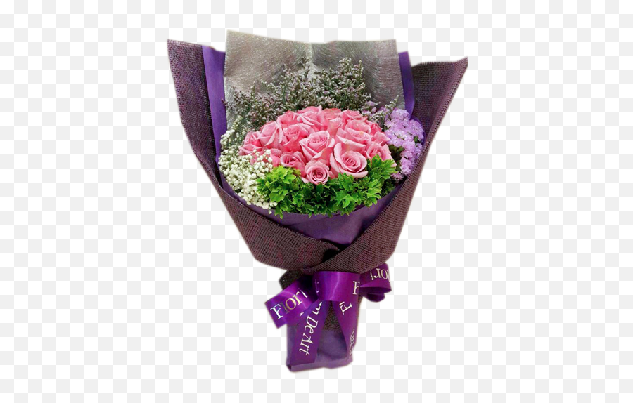 Sarang Hae Bouquet - Garden Roses Png,Purple Rose Png